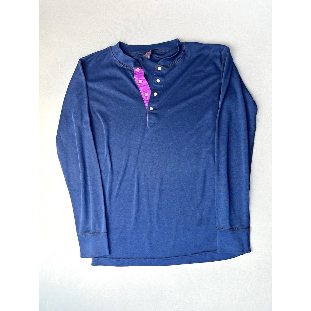 Patagonia Vintage Women's XS Capilene Long Sleeve Shirt With Snaps‎